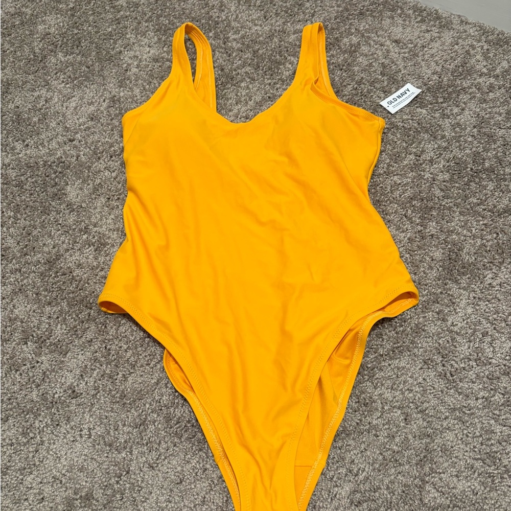 Old Navy Orange One-Piece Swimsuit size Large BNWT